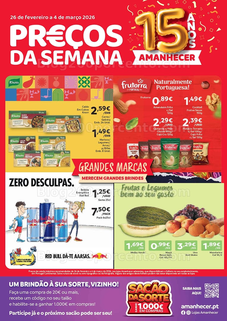 Antevisão Folheto AMANHECER Promoções de 26 fevereiro a 4 março